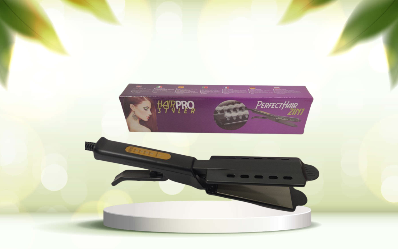 Scopri la piastra 2 in 1 Hair Pro Style per capelli lisci e asciutti in un solo gesto